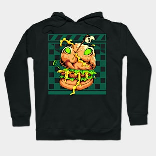 Creepy Monster Burger Hoodie